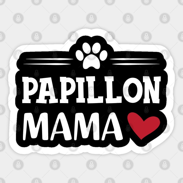 Papillon Mama Sticker by KC Happy Shop